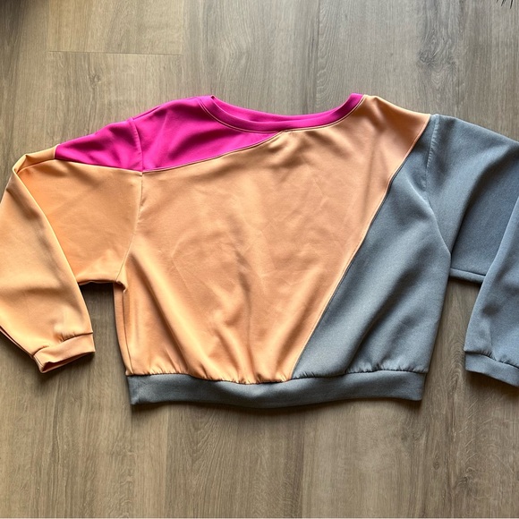 JoyLab Tops - JoyLab Women's Colorblock Sweatshirt - xxl